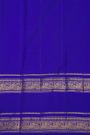 Kancheepuram Pure Silk Royal Blue Saree With Birds Gap Borders