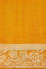 Fancy Matka Silk Peacock Blue Saree With Florals And Buttis Body And Contrast Florals And Leaves Jaal Border