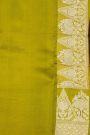 Fancy Matka Silk Dark Wine Saree With Florals And Buttis Body And Contrast Florals And Leaves Border