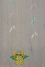 Gadwal Silk Off White Saree With Tanjore Hand-Painted Border