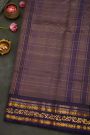 Gadwal Silk Mint Green Saree With Tanjore Hand Painted Border