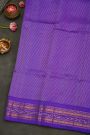 Gadwal Silk Pink Saree With Tanjore Hand Painted Border