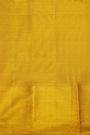 Kancheepuram Silk Golden Yellow Saree With Self Kaddi Border