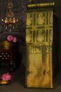 Kancheepuram Silk Bottle Green Saree With Self Zig-Zag Lines And Pallaki Motifs Border