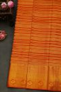 Kancheepuram Silk Maroon Saree Strips With Self Florals And Peacocks In Zari Border
