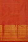 Kancheepuram Tissue Bottle Green Saree With Florals Jaal Body And Mango Paisley Border