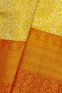 Kancheepuram Silk Gold Saree With Animals Border