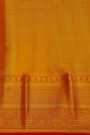 Kancheepuram Silk Dual Colour Saree With Floral Brocade Pallu