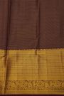 Kancheepuram Silk Yellow Saree With Peacock Buttis Body And Contrast Zari Diamonds, Florals And Animals Border