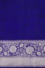 Fancy Matka Silk Sea Green Saree With Florals And Leaves Body