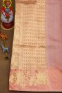 Fancy Matka Silk Bottle Green Saree With Florals And Leaves Jaal Border