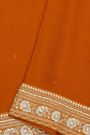Fancy Crepe Red Saree With Sequin Work Body