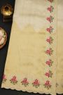 Fancy Silk Multi-Colour Saree With Thread Work Body