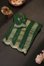 Fancy Kora Multi-Colour Saree With Zari Lines Body