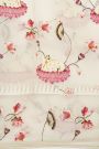 Fancy Kora Pink Saree With Pichwai Cows And Florals Border