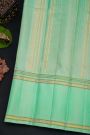 Kancheepuram Silk Green Saree With Florals And Buttis Body