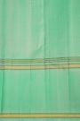 Kancheepuram Silk Green Saree With Florals And Buttis Body