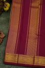 Kancheepuram Silk Cream Saree With Contrast Florals And Buttis Border