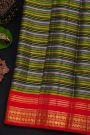 Kancheepuram Silk Multi-Colour Saree With Zari Body