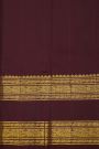 Kancheepuram Silk Dual Colour Saree With Traditional Temple Border