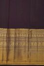 Kancheepuram Silk Dual Colour Saree With Self Diamonds In Zari Florals And Peacocks Border