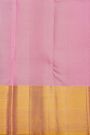 Kancheepuram Silk Maroon Saree With Floral Buttis Contrast Border