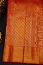 Kancheepuram Silk Red Saree With Floral Brocade Pallu