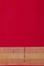 Kancheepuram Silk Dual Colour Saree With Florals Body Self Border