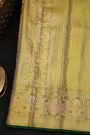 Kancheepuram Silk Dual Colour Saree With Tissue Meenakari Border