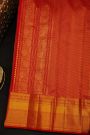 Kancheepuram Silk Maroon Saree With Animals Body Self Border
