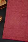 Fancy Georgette Royal Blue Saree With Florals And Leaves Body And Contrast Florals And Leaves Border