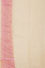 Fancy Georgette Off White Saree With Meenakari Floral Jaal Body And Contrast Diamonds And Florals Border