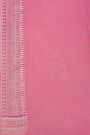 Fancy Georgette Light Pink Saree With Meenakari Floral Jaal Body And Self Diamonds In Zari, Florals And Leaves Border