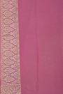 Fancy Georgette Peach Saree With Florals And Leaves Body And Self Florals And Leaves Jaal Border