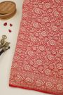 Banarasi Kaddi Georgette Off White Saree With Florals And Pichwai Cows Body