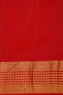 Kancheepuram Silk Black Saree With Florals And Leaves In Zari
