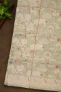 Banarasi Silk Elaichi Green Saree With Florals In Meenakari