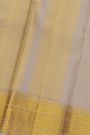 Kancheepuram Tissue Cream Bridal Dhoti With Zari Lines