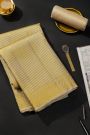 Kancheepuram Silk Cream Bridal Dhoti With Zig-Zag Lines In Zari