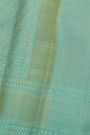 Kancheepuram Silk Sky Blue Rich Dhoti With Diamond Buttis
