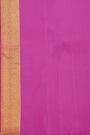 Kancheepuram Silk Lavender Saree With Self Temple Border And Kaddi Pallu