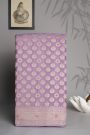 Banarasi Kaddi Georgette Lavender Saree With Floral Zari Buttis Body