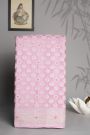 Banarasi Kaddi Georgette Baby Pink Saree With Floral Zari Buttis Body