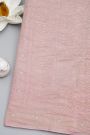 Banarasi Kaddi Georgette Baby Pink Saree With Floral Buttis In Zari Body