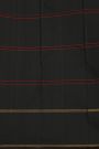 Kancheepuram Silk Multi Colour Checks Saree With Plain Temple Border