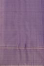 Kancheepuram Silk Violet Saree Floral Buttis And Zari Lines