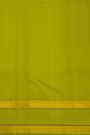 Kancheepuram Silk Off White Saree With Thread Checks Kuttu Gap Border