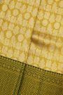 Kancheepuram Tissue Gold Saree With Majestic Floral Brocade Pallu