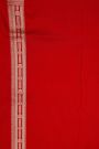 Banarasi Silk Red Saree With Florals And Animals Body