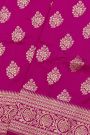Banarasi Silk Pink Saree With Florals And Buttis Body